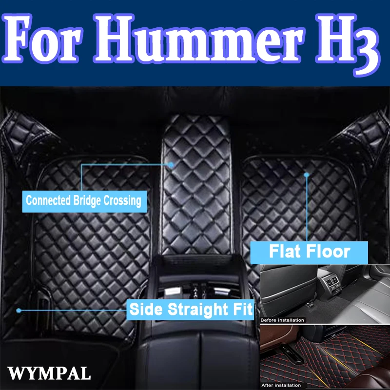 

Роскошные автомобильные коврики для Hummer H3 2008 2009 2010, изготовленные на заказ автомобильные подушечки для ног, автомобильный ковер, аксессуары для интерьера