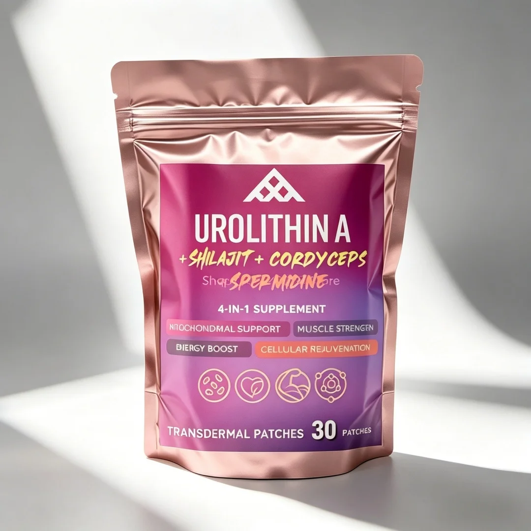 30 Patches Urolithin A Transdermal Patches With Spermidine Cordyceps - Boosts Cellular Energy, Muscle Strength, Immunity