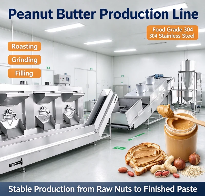 Peanut Butter Maker Machine Commercial Electric Nut Grinder Sesame Paste Making Equipment Stainless Steel