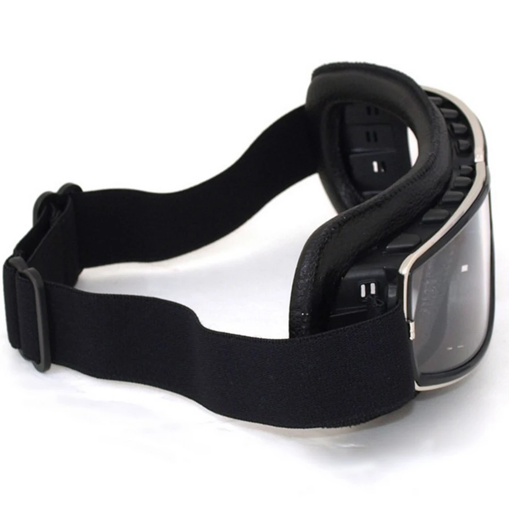 

Cycling Glasses Goggles PC Lenses UV400 Protection Elastic Band Dustproof Biking ATV Motorcross Skiing Mountaineering
