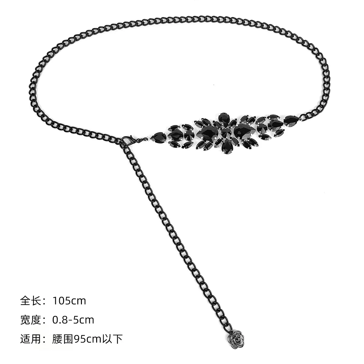 1 шт. женский ремень-цепочка со стразами и кристаллами, золотой пояс, праздничная рождественская одежда