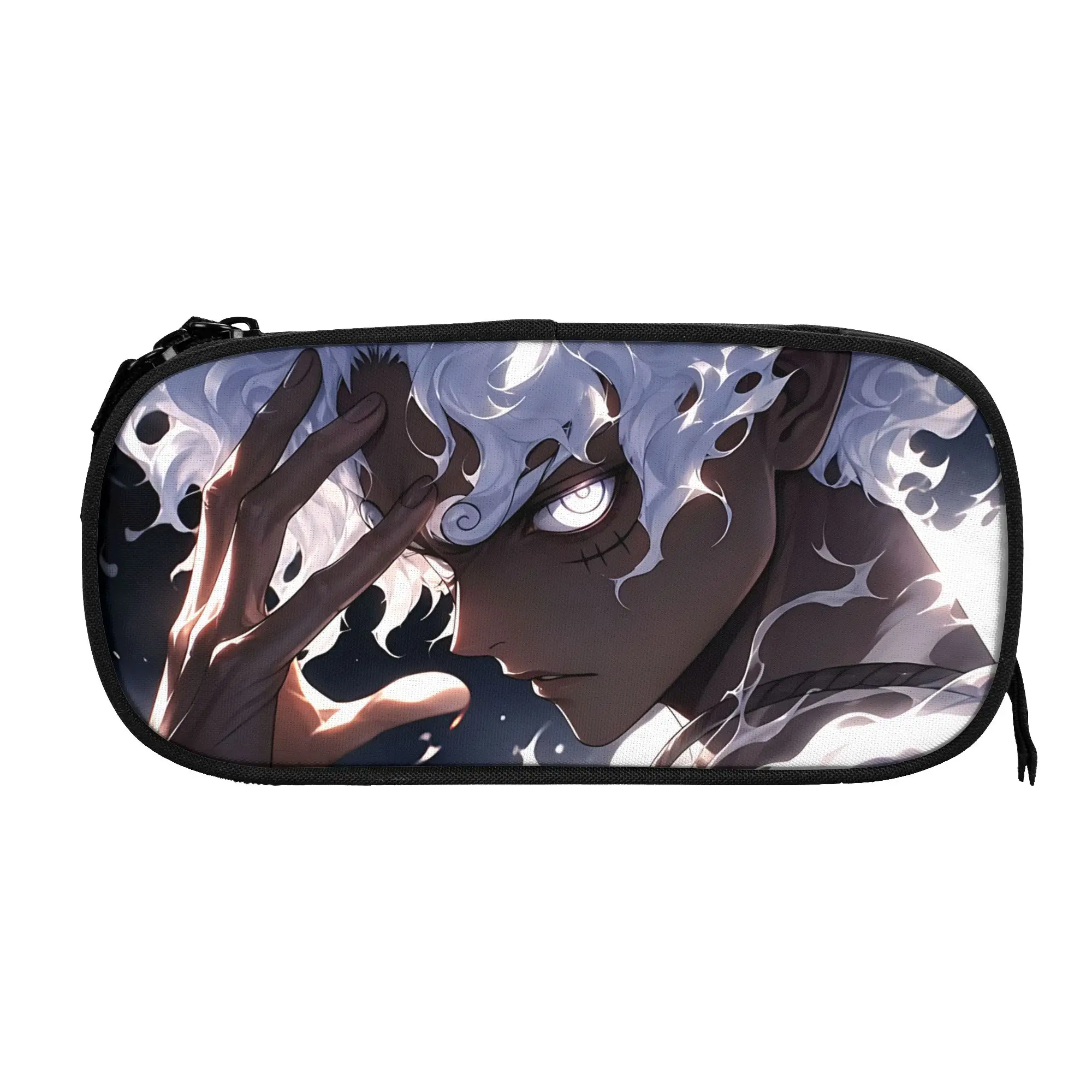 Custom Anime One piece Theme Large Capacity Bags for Child  School Pencil Bag for Boys Gilrs Kids