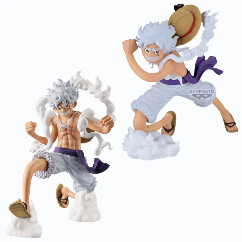 Figura de Acción de PVC de Monkey D. Luffy Gear 5 Nika, Coleccionable, Original de Bandai Banpresto, Anime ONE PIECE Grandista