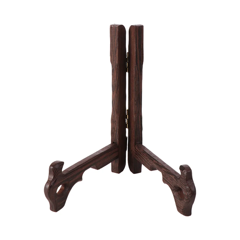 

Home Picture Bracket Wooden 3-7inch Photo Frame Stand Display Stand Easels Plate Holder