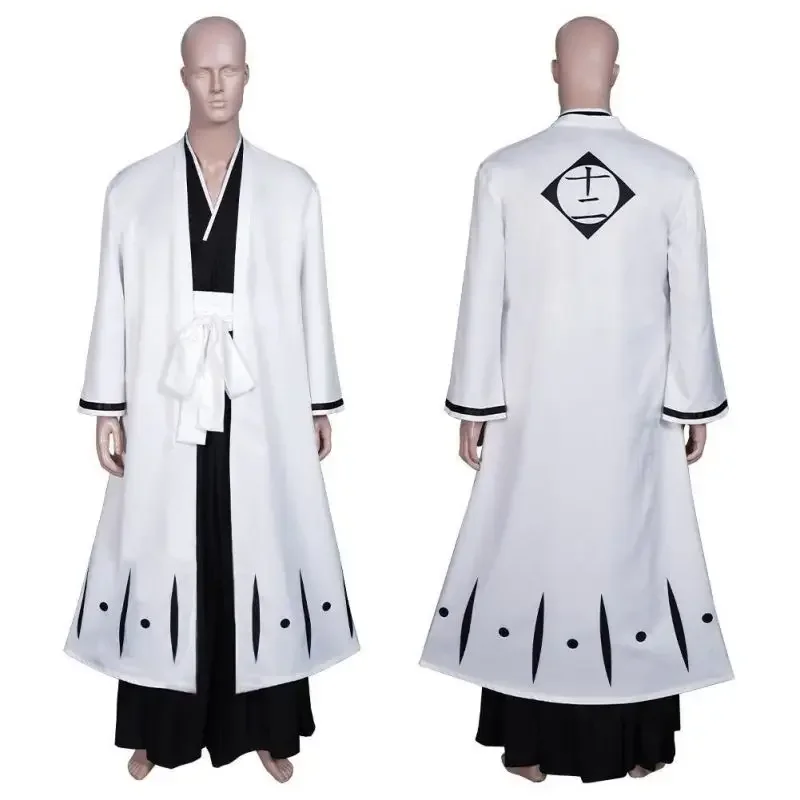 Bleach Cosplay Gotei 13 Captain Uniform Suits Kuchiki Byakuya Squad Robe Hitsugaya Toushirou Zaraki Kenpachi Costume