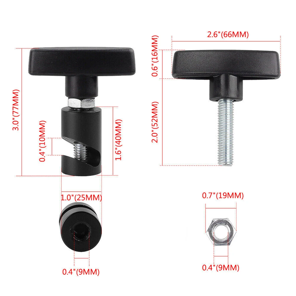 Car Hood Lift Rod Support Clamp Shock Prop Strut Stopper Retainer Hood Holder Lifting Support Rod Absorber Lift Support Clamp