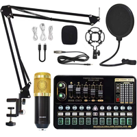 A25P Podcast Equipment Bundle Live Sound Card Variant Bm800 Microphone Complete Set Of Live Broadcasting Accessories
