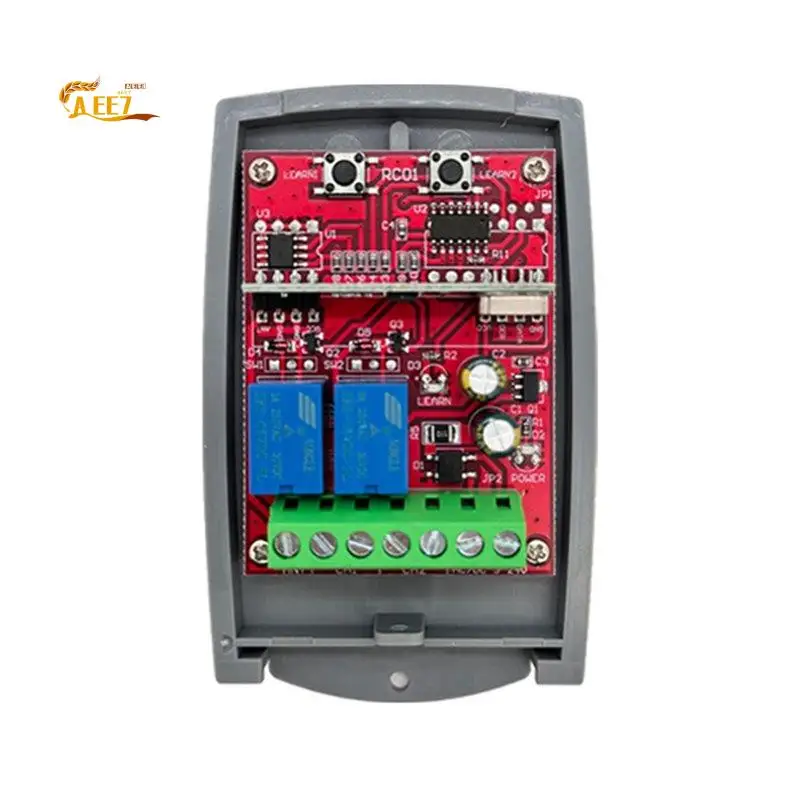 AEE7-AC/DC9V-24V Universal 2-Channel Controller For Electric Rolling Garage Gate Door Remote Control