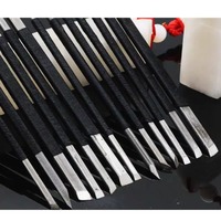 10-Piece Wood Handle Wood Carving Chisel Tool Set: Cutter & Knife Set for Woodworking Engraving & Carving Hand Tools Kit‌