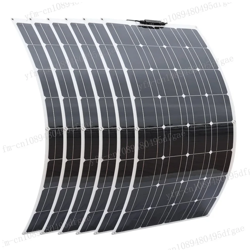 

500W Flexible Solar Panel 100W 5PCS Waterproof 200W 300W 400W 500W 600W 1000W 12V Photovoltaic Solar Panel for Camping China