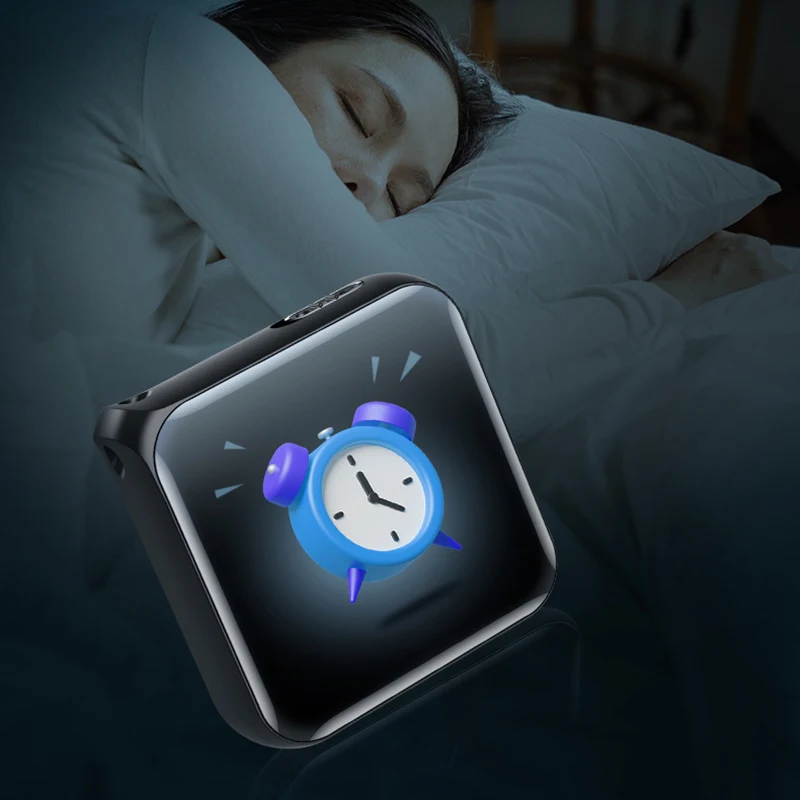 Wireless MP3 Player with Integrated Speaker FM Radio Voice Recorder E Book Reader Alarm Clock and 128GB Memory Card Support