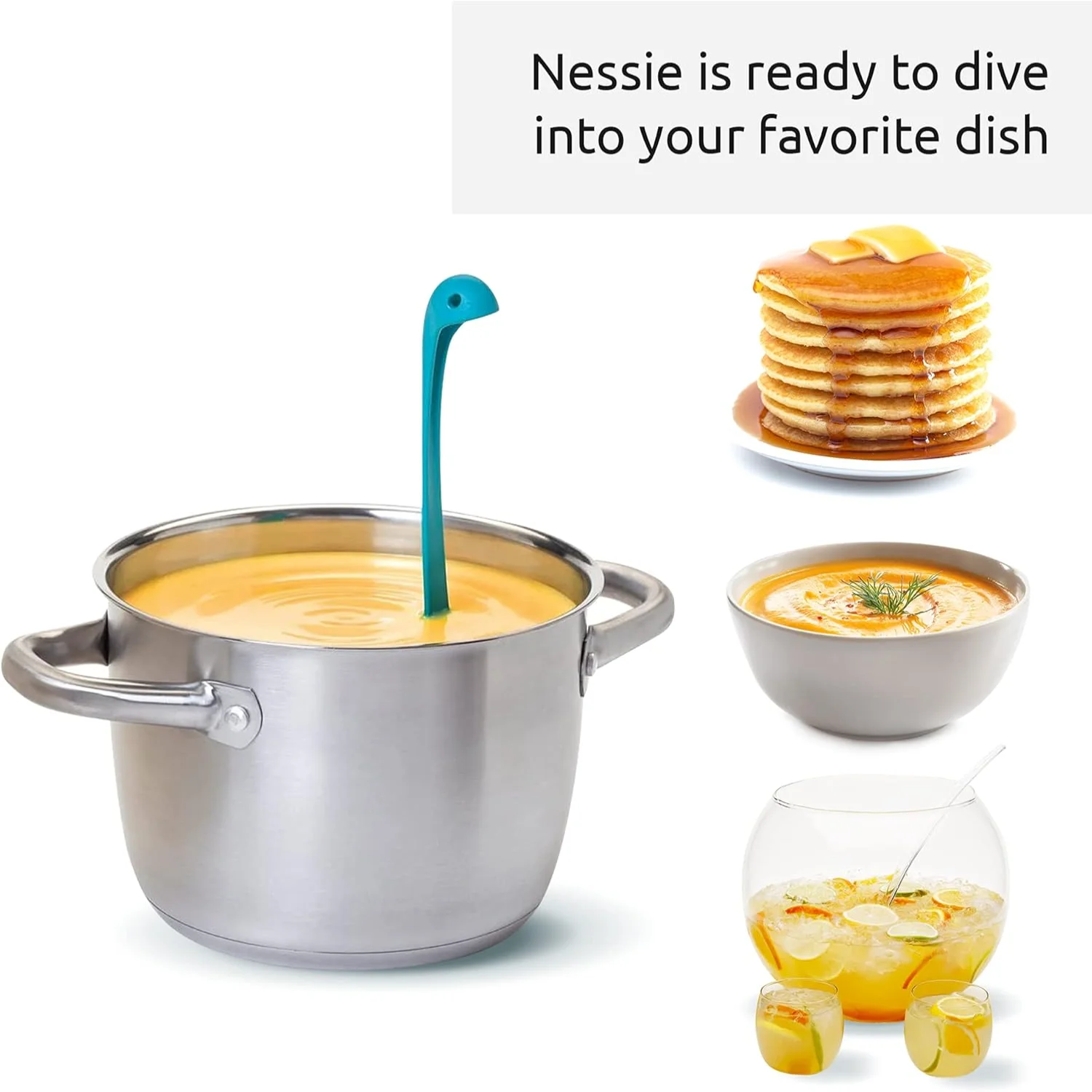

The Original Nessie Ladle by - Soup Ladle, Cute Gifts, Gadgets, Loch Ness design, Cooking Gifts for Mom - Cute and Practical