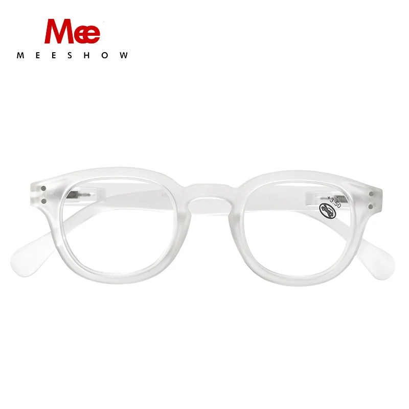 Meeshow Quality Reading Glasses Transparent Retro Europe Style Men Women Eyeglasses With Flex blue light blocking Lovely Gifts