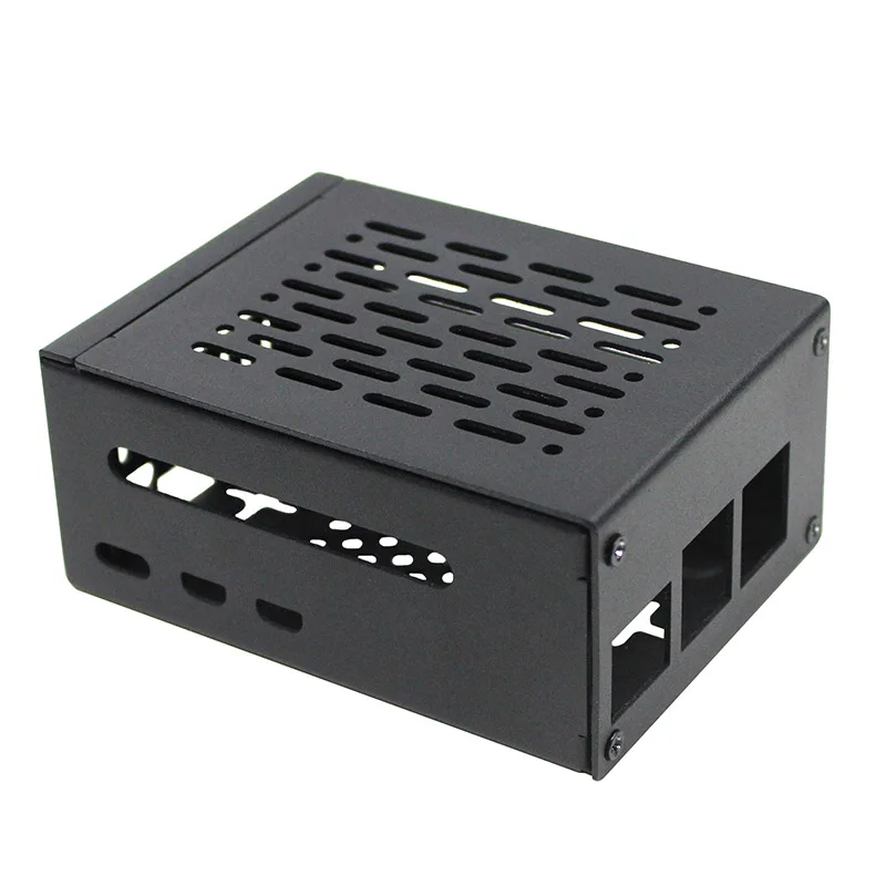 Raspberry Pi 5 PCIe to M.2 SSD Metal Enclosure - NVMe Heatsink Case for High-Speed Storage Expansion