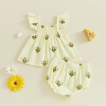 Yellow Baby Girl Summer Set 1