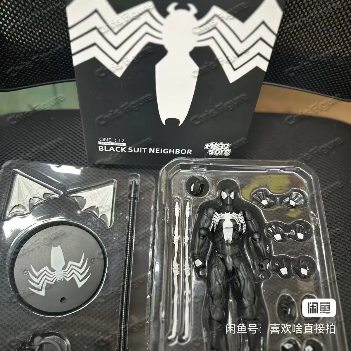 

In Stock Popular Mayhem Toys Venom Deadly Neighbor Anime Action Figure Eddie Black Spider-Man Spider-Man Statue Collectible Gift