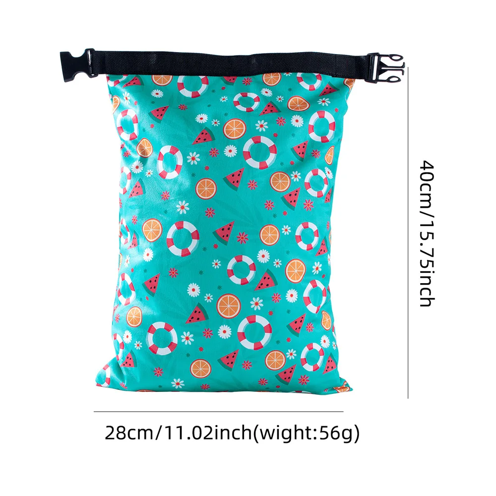 新生児おむつ収納バッグ、防水ドライ&ウェット両用ママバッグ、環境に優しい、洗濯可能&再利用可能なポータブルトラベルバッグ