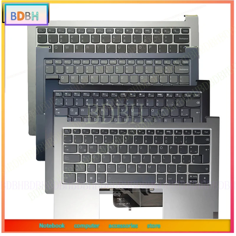 NEW FOR lenovo yoga 14S 2021 Yoga Slim 7 Pro-14ITL5 7 Pro-14ACH5 -14IHU5 -14ARH5 Palmrest Upper Cover US /Latin laptop keyboard