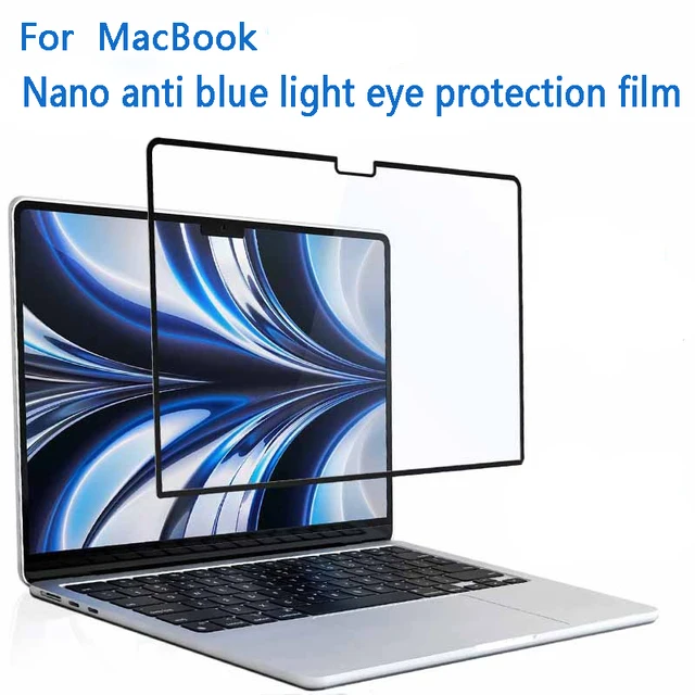 Osłona ekranu odpowiednia dla wszystkich modeli MacBook Air 13 M1 M2 Pro 13 14 15 16 Touch Bar folia chroniąca oczy przed niebieskim światłem