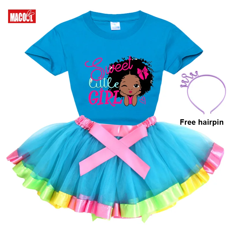 

Girl Birthday Tutu Dress Set Princess Dress Girl Kids Dress Set Party Light Birthday Present Christmas Dress Little Girl Costume