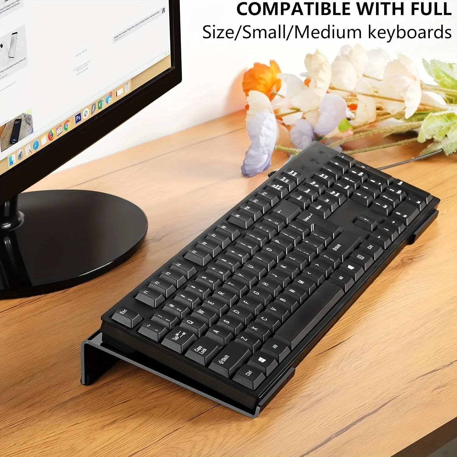 แท่นวางคีย์บอร์ดอะคริลิกใส ออก - Gaming Keyboard Ergonomics บทวิจารณ์และราคา