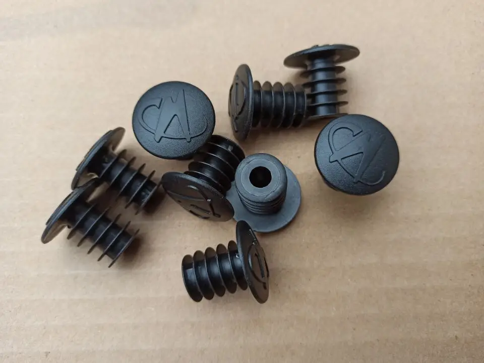 Merida Bicycle Handlebar Grip Bar Ends Plugs End Cap 16mm MTB Bike 1pair
