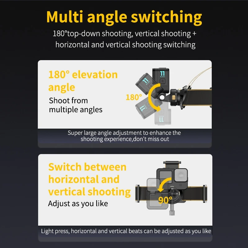 PULUZ – ceinture de harnais magnétique à dégagement rapide, pour Gopro HERO12 11 10 9 8 7 noir/DJI Sport, accessoires de caméra d'action