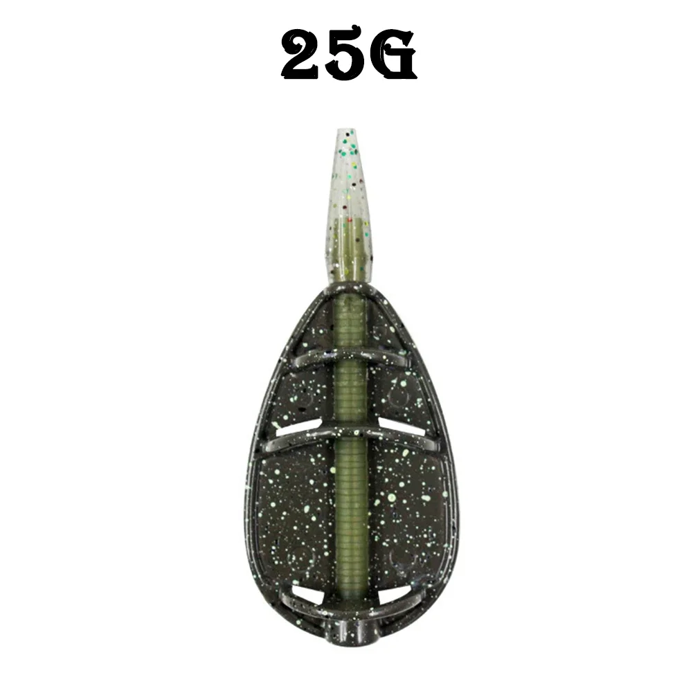 

Fishing Feeder 25g 35g 45g Inline Method Feeder Carp Fish Bait Cage Tackle Accessories Zinc Alloy Pesca Iscas Tools Accessories