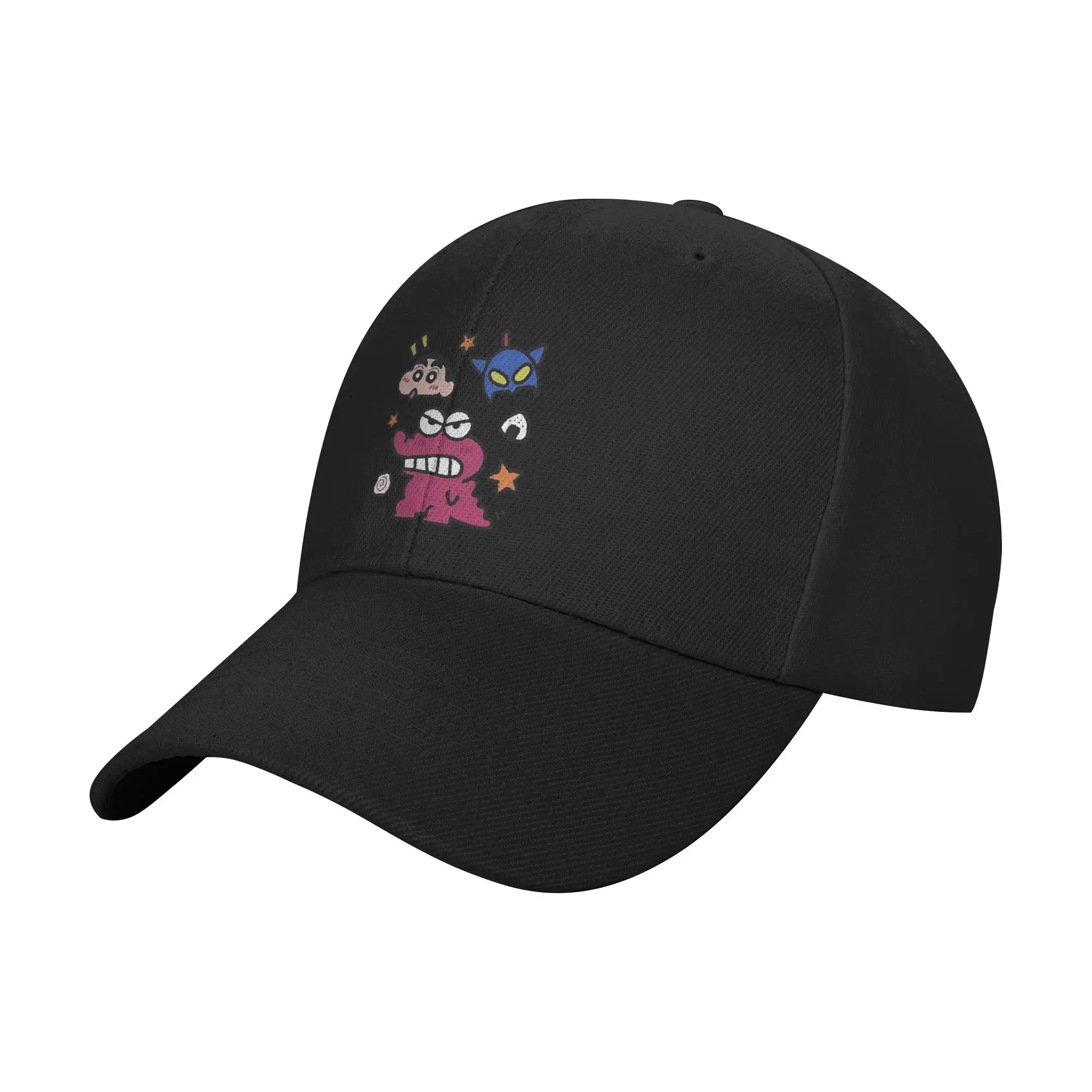 Men Women Kawaii Crayon Shin-chan Cap Baseball Caps Snapback Caps Anime Dad Hat Trucker Hat Adjustable Trucker Cap Winter