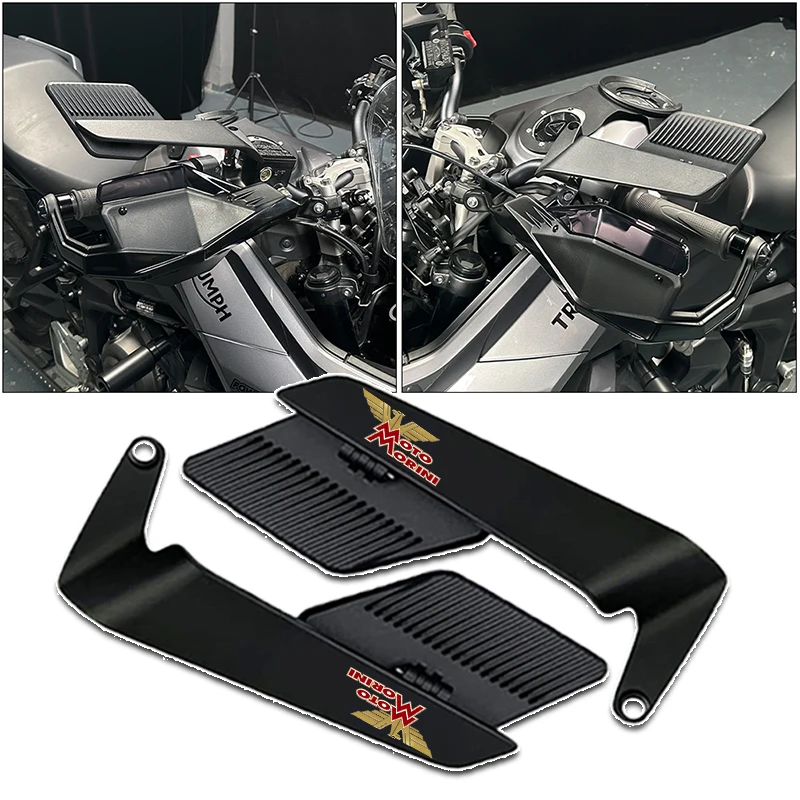 Stealth Adjustable Rearview Mirror Motorcycle Fixed Wing Mirrors For Moto Morini Seiemmezzo STR SCR Corsaro ZZ ZT