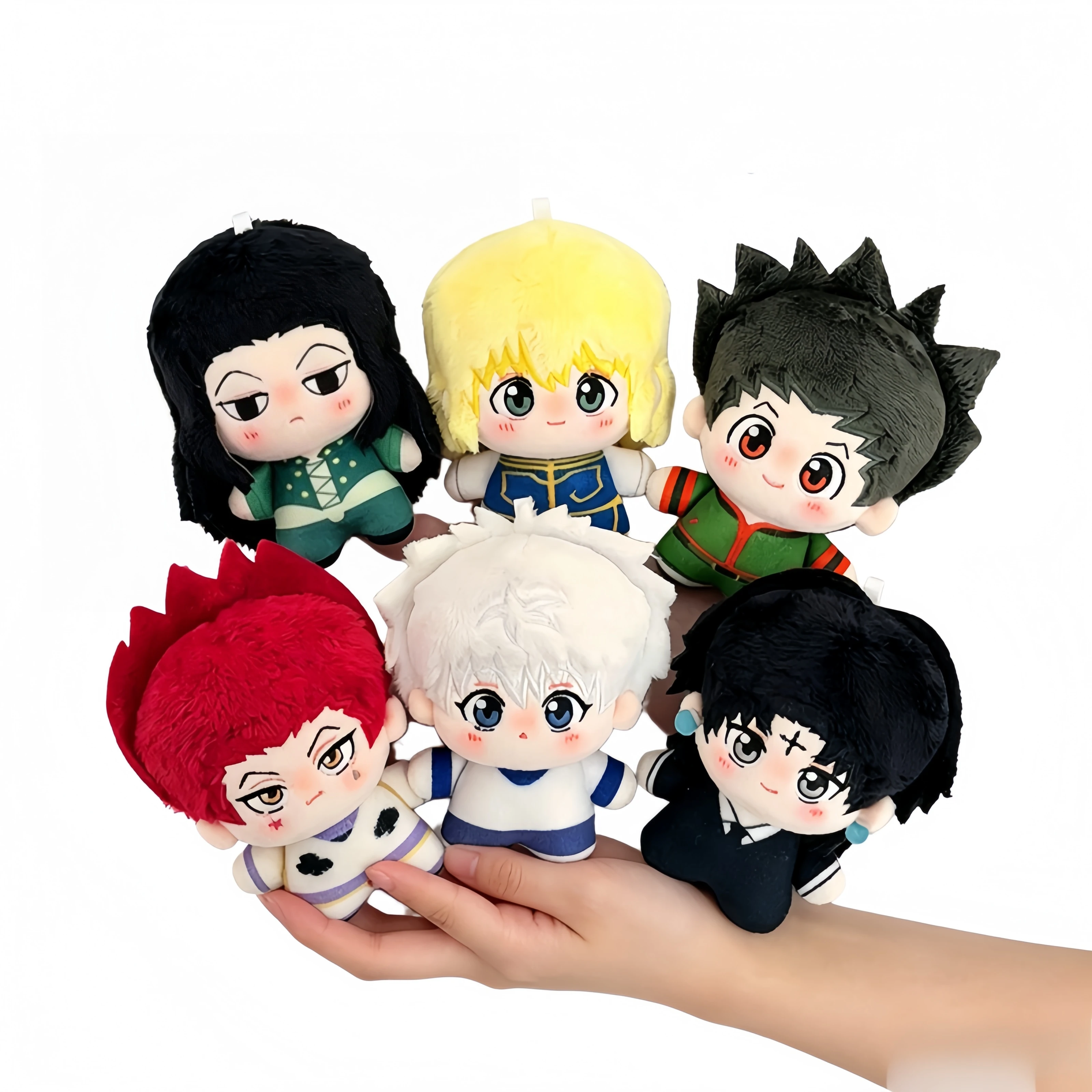 

Anime HUNTER×HUNTER Plush Doll Pendant Hisoka Illumi Zoldyck Chrollo Lucilfer Stuffed Toy For Anime Fans