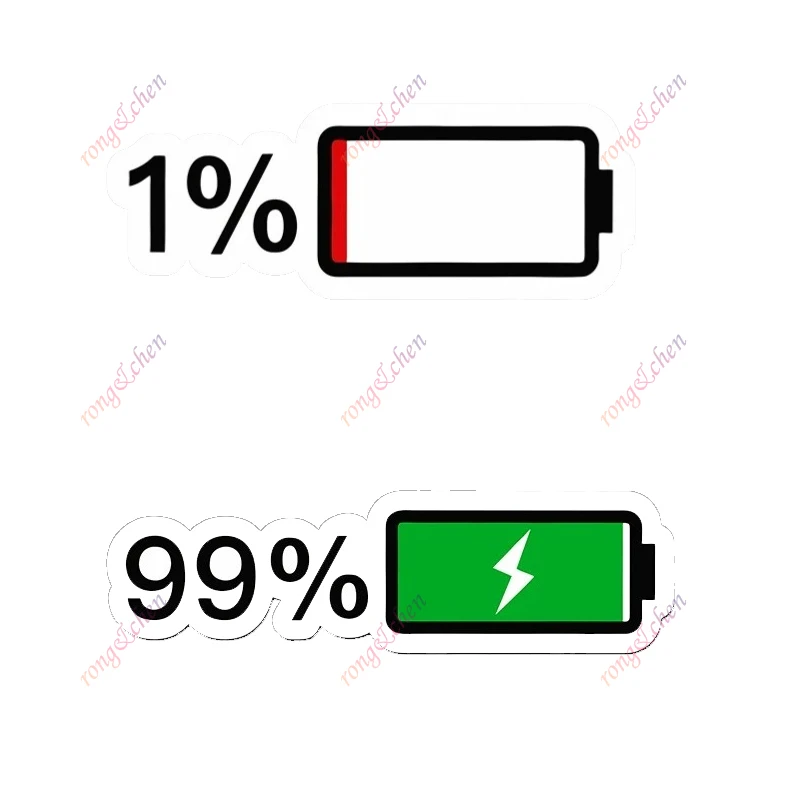 

Funny Car Sticker Battery Level for Car Motorcycle Racing Helmet Laptop Trunk Body Car Window Surfboard Waterproof PVC Decals