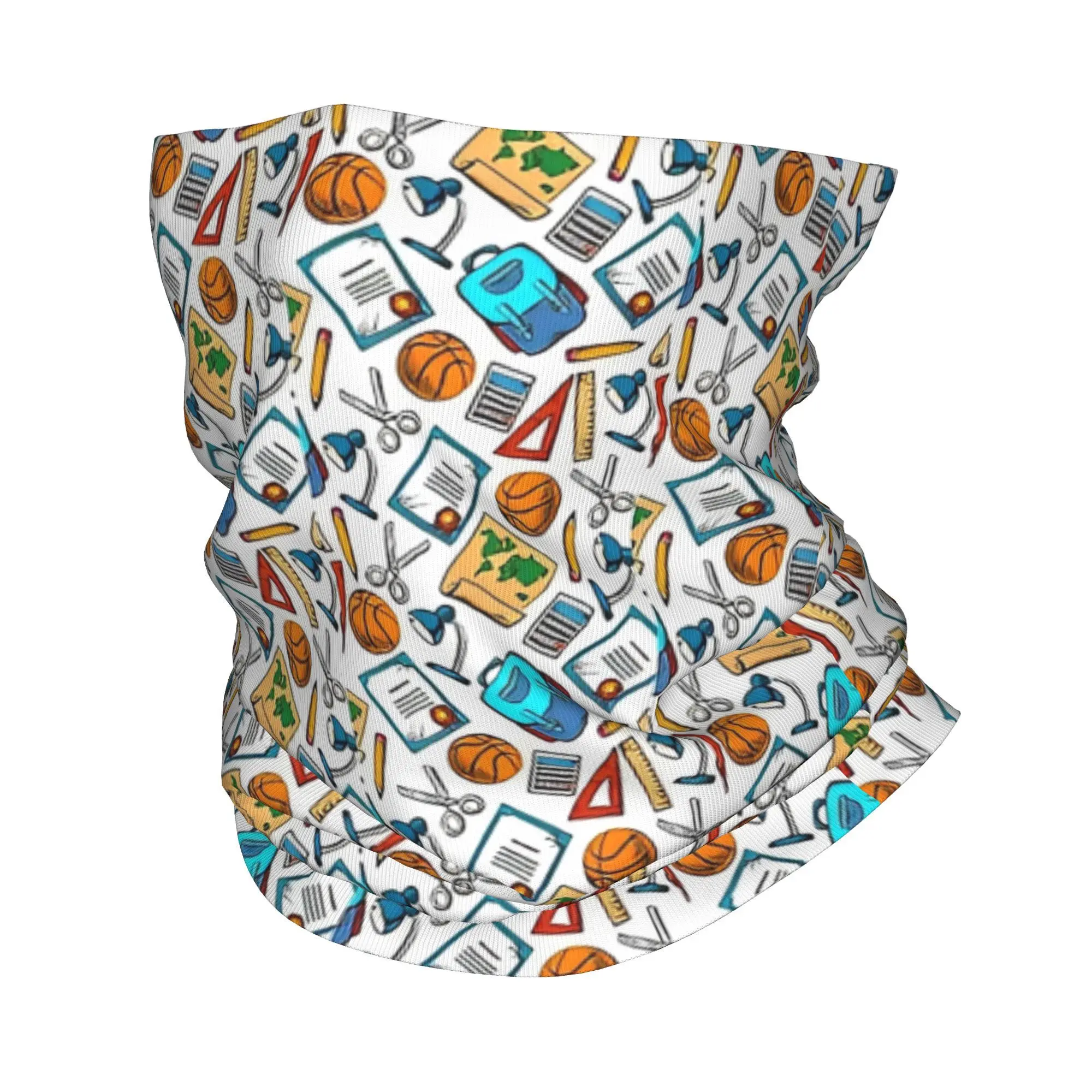 

Preppy School Supplies Bandana Neck Cover Printed Starry Whale Sharks Mask Scarf Warm Headwear Hiking for Men Women Adult Winter