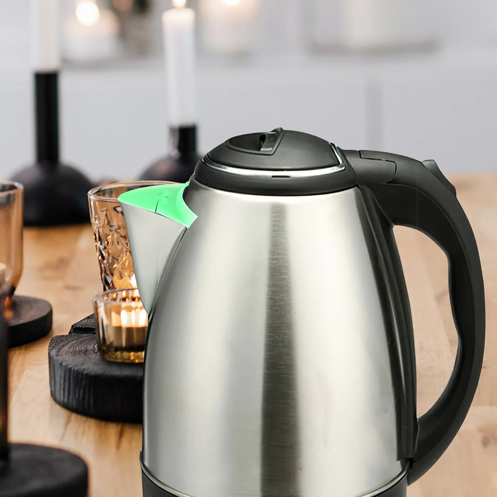 3Pcs Electric Kettle Spout Caps Dustproof Cover Hot Kettle Mouth Lid Anti-Dust Splash Protector for Home Daily Use Kettles