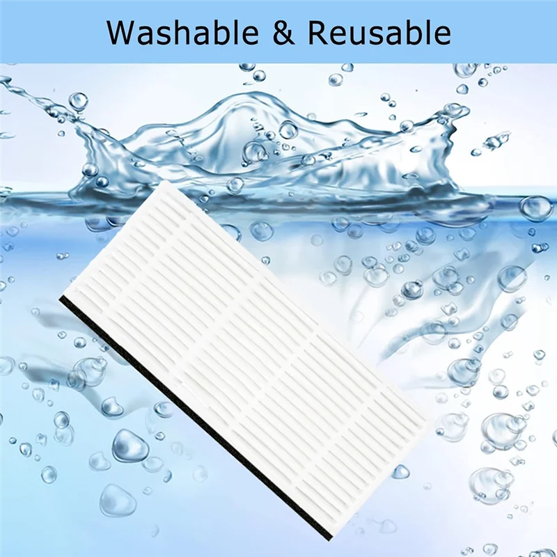 8PCS Washable Filter for Imou L11 Pro, Honiture Q6 Pro, Laresar L6 Pro, Airrobo T10+, Arnagar S8 Pro Vacuum Accessories