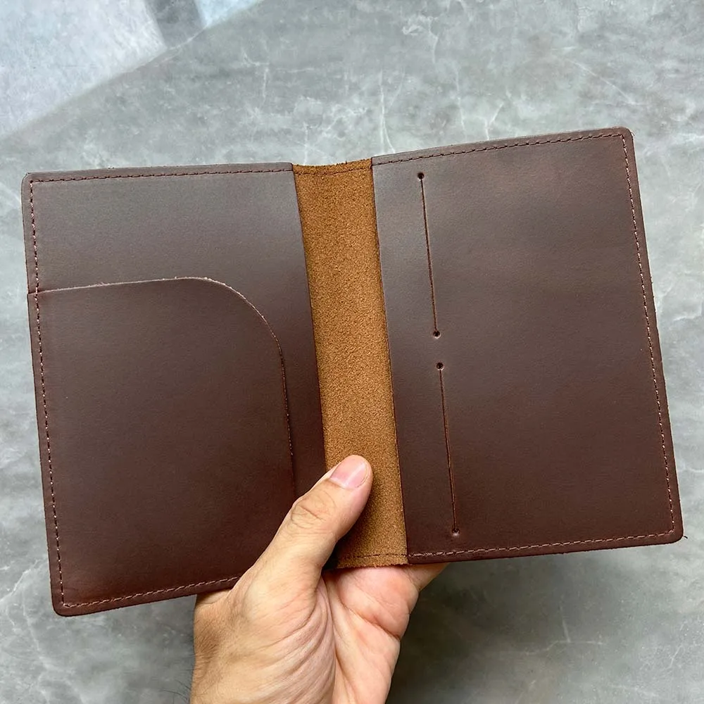 Handmade Leather Nigeria Passport Cover Genuine Leather Federal Republic of Nigeria Passport Passport Holder