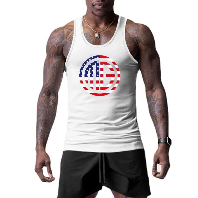 

Gym Fitness Men Bodybuilding Sleeveless Mesh Breathable Tank Tops Summer Moisture Wicking Quick Dry Cool Workout Muscle Shirt