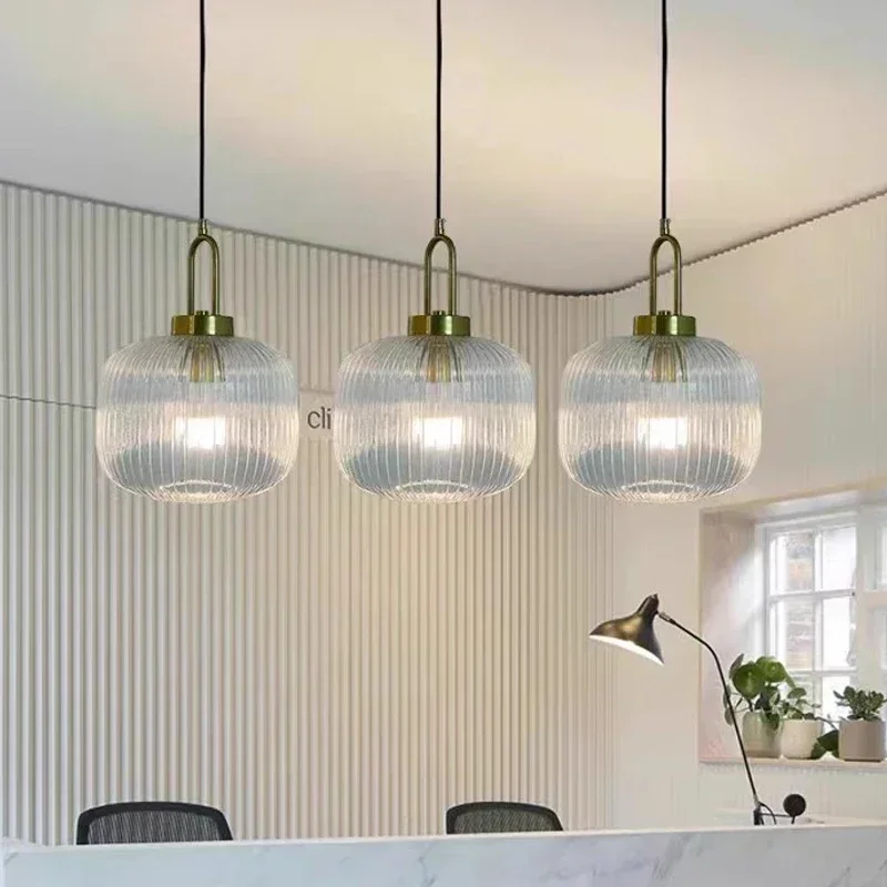 estilo nordico vidro metalico lampada pendente pendurado levou luz luminaria para quarto 01