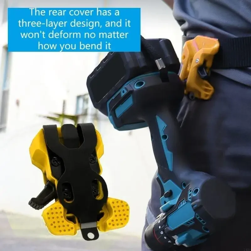 

Tool Belt Lock Quick Releases Electric Tool Holder Auto Safety Lock For Drill