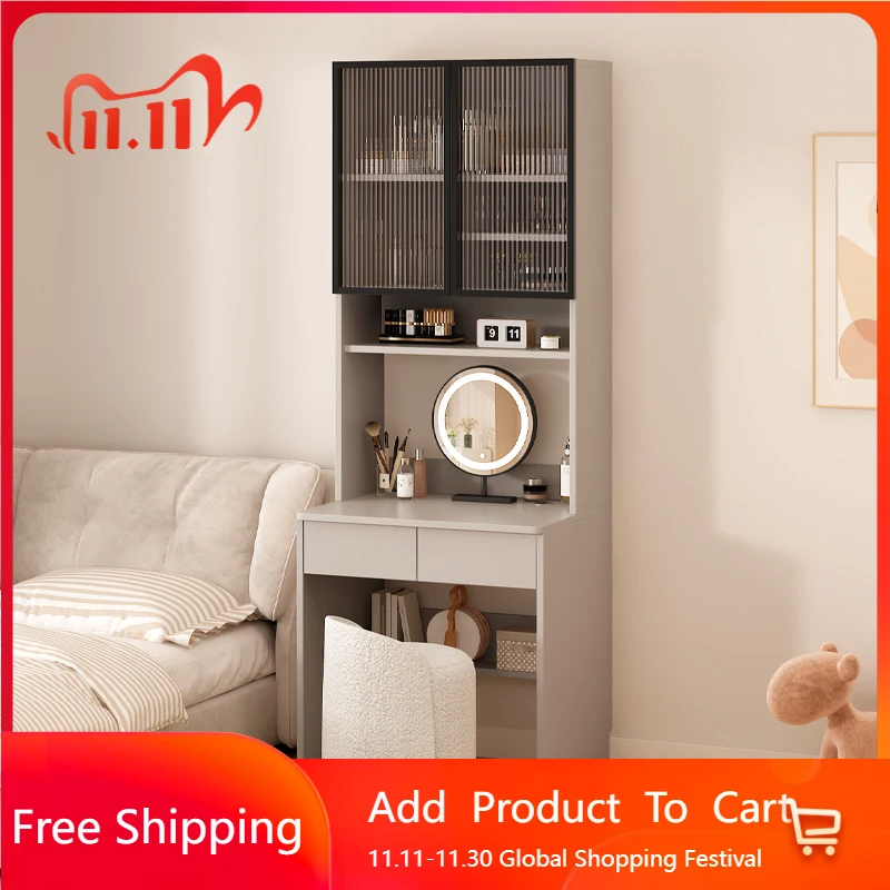 

Mini Cosmetics Dressing Table Jewelry Bedroom Makeup Storage Dressing Table Shelf Accessories Vestidores Postmodern Furniture