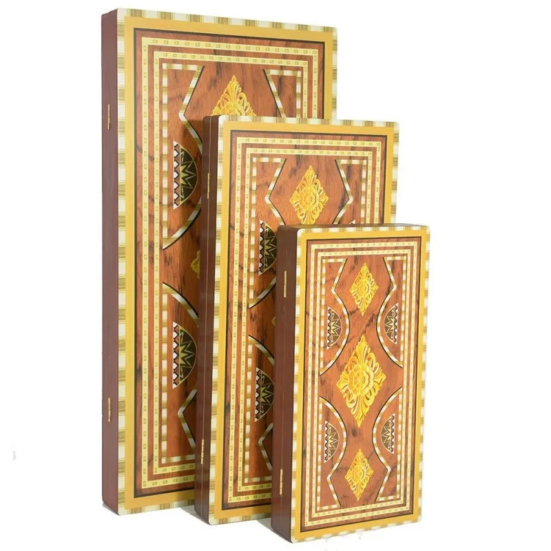 لوحة ألعاب شطرنج خشبية محمولة قابلة للطي، لوحة شطرنج خشبية للبالغين (الشطرنج + لعبة الداما ولعبة الطاولة) #2