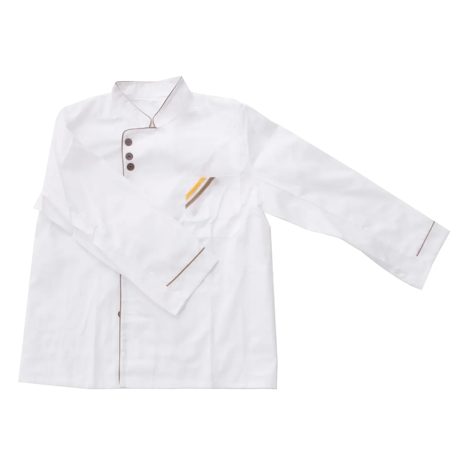 Veste de Chef Cuisinier Noir, Manteau à Manches, Costume de Cuisine, Sushi, Blanc, Uniforme pour Homme, Combinaison Unisexe