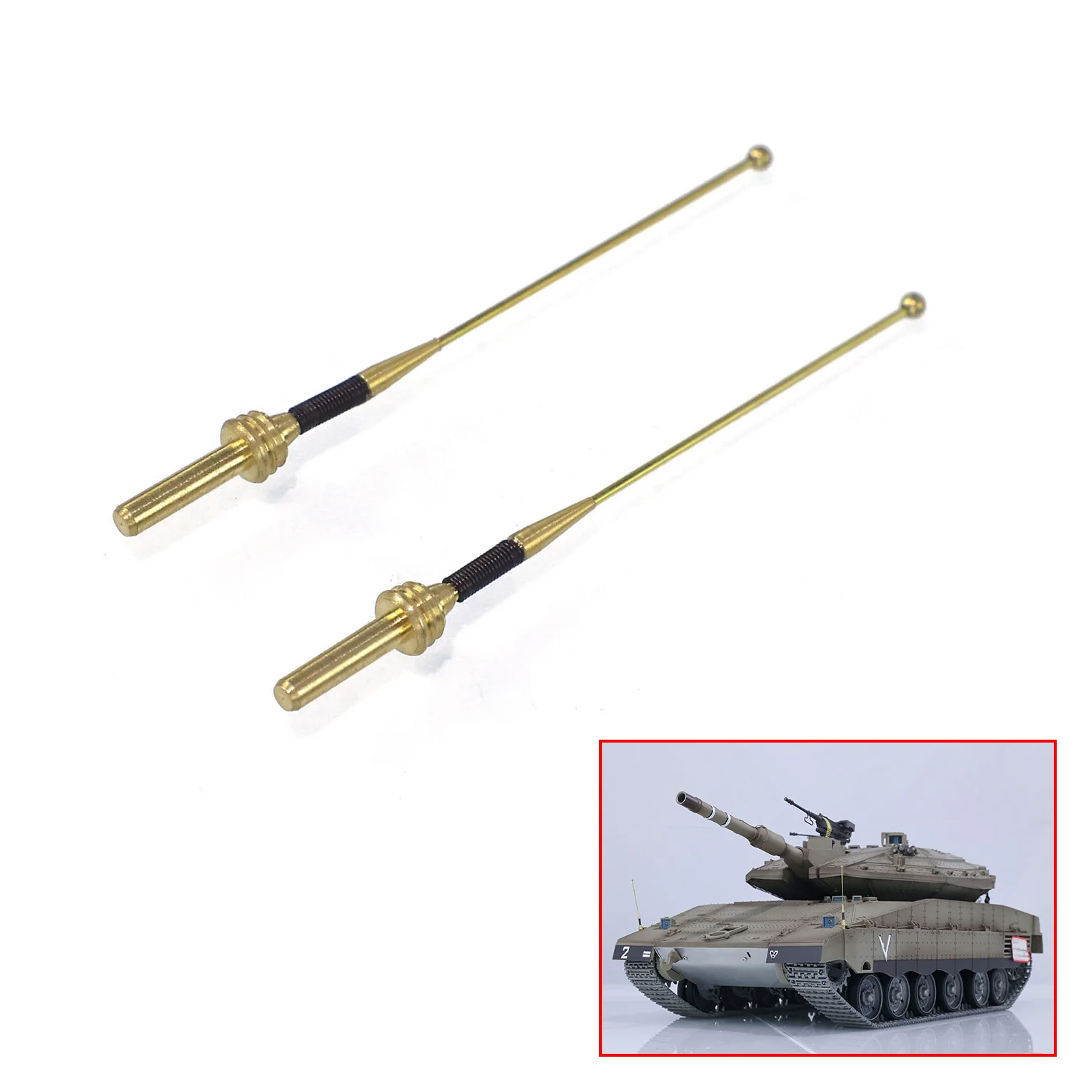 Heng Long RC Tank Antenna for 1/16 Military IDF Merkava MK IV 3958 Remote Control Tanks Model Accessories