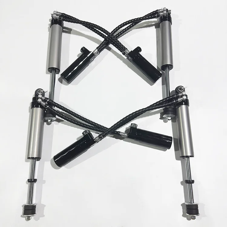 LJ 72 Amortecedores de caminho de óleo duplo de 2 polegadas com 2,5 de diâmetro preto