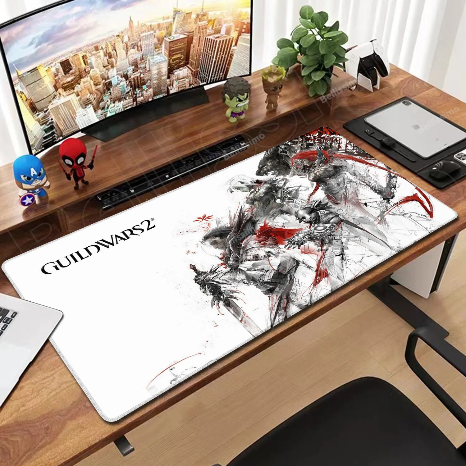 

Guild Wars 2 Mouse pad Notbook Computer Padmouse Popular Gaming PC Accessory Mousepad Gamer Natural Rubber Keyboard Mouse mats