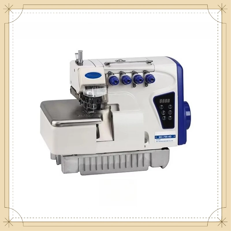 MC 798-4D Computerized 4 Thread Overlock Sewing Machine Direct Drive Energy Saving Industrial Serger