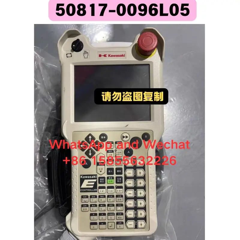 Used OEM disassembled parts 50817-0096L05 Teach Pendant Functional test OK Quick delivery