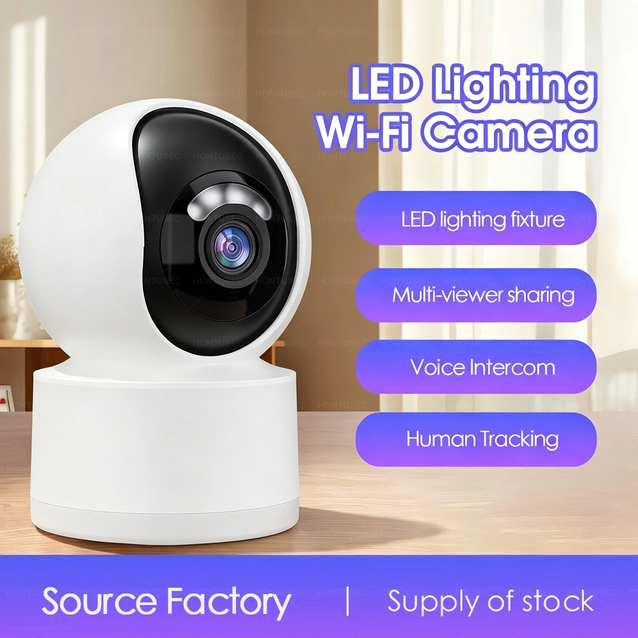 Yoosee 5MP WiFi Security PTZ Indoor IP Camera Smart Home Safety Color Night Vision Two Way Audio Auto Tracking Security Camera