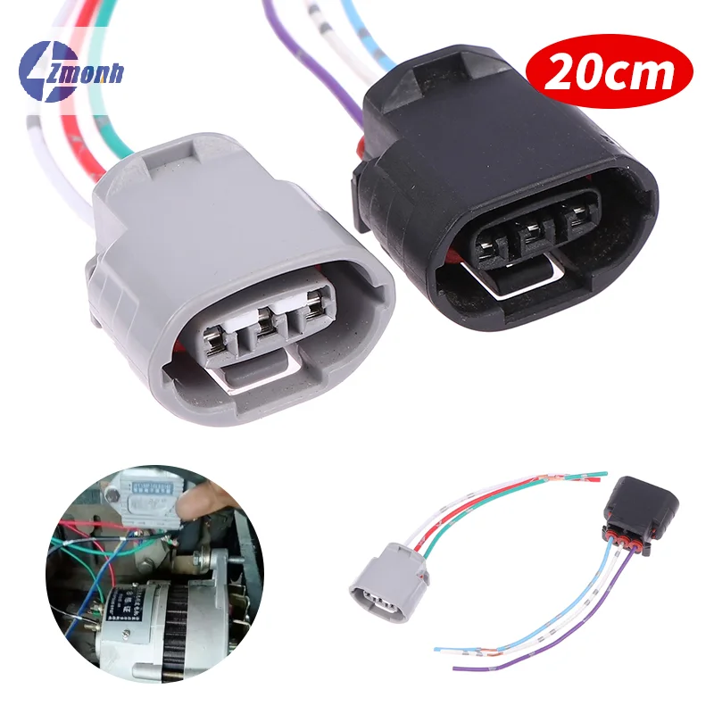 New！Alternator Lead Repair 3 Wire & Plug Denso Regulator Harness Plug 3 Pin Car Connector Accessories