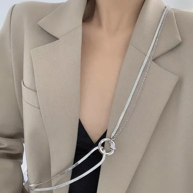 Fashion Tassel Splicing Body Chain for Woman Korean Fashion Long Suit Belt Chain Women Ins Clothing Accessories Lady Jewelry